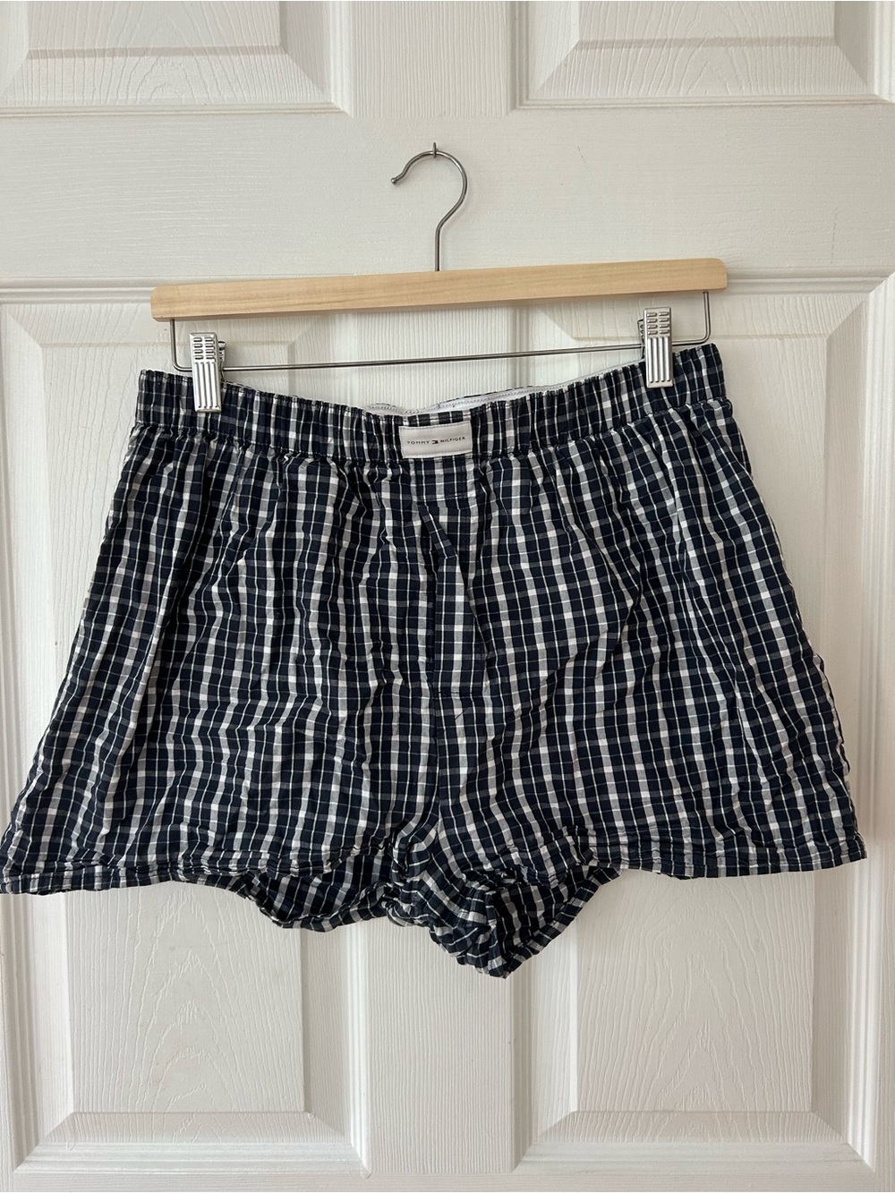 Tommy Hilfiger Elastic-Waist Cotton Blend Shorts